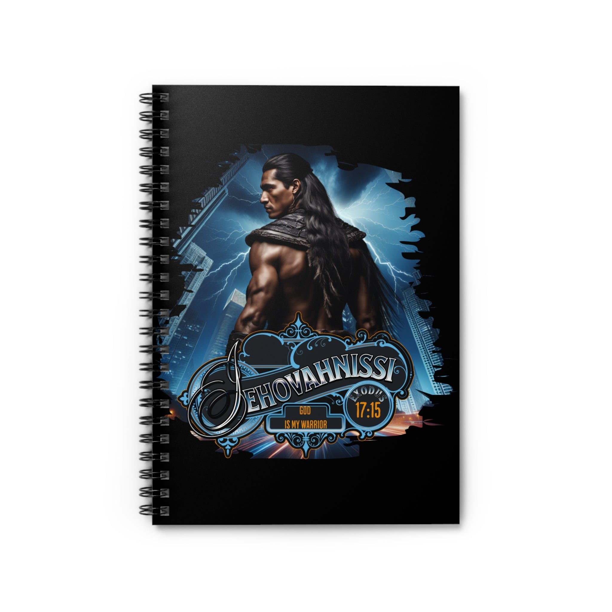 Spiral Notebook Indigenous Warrior Themed