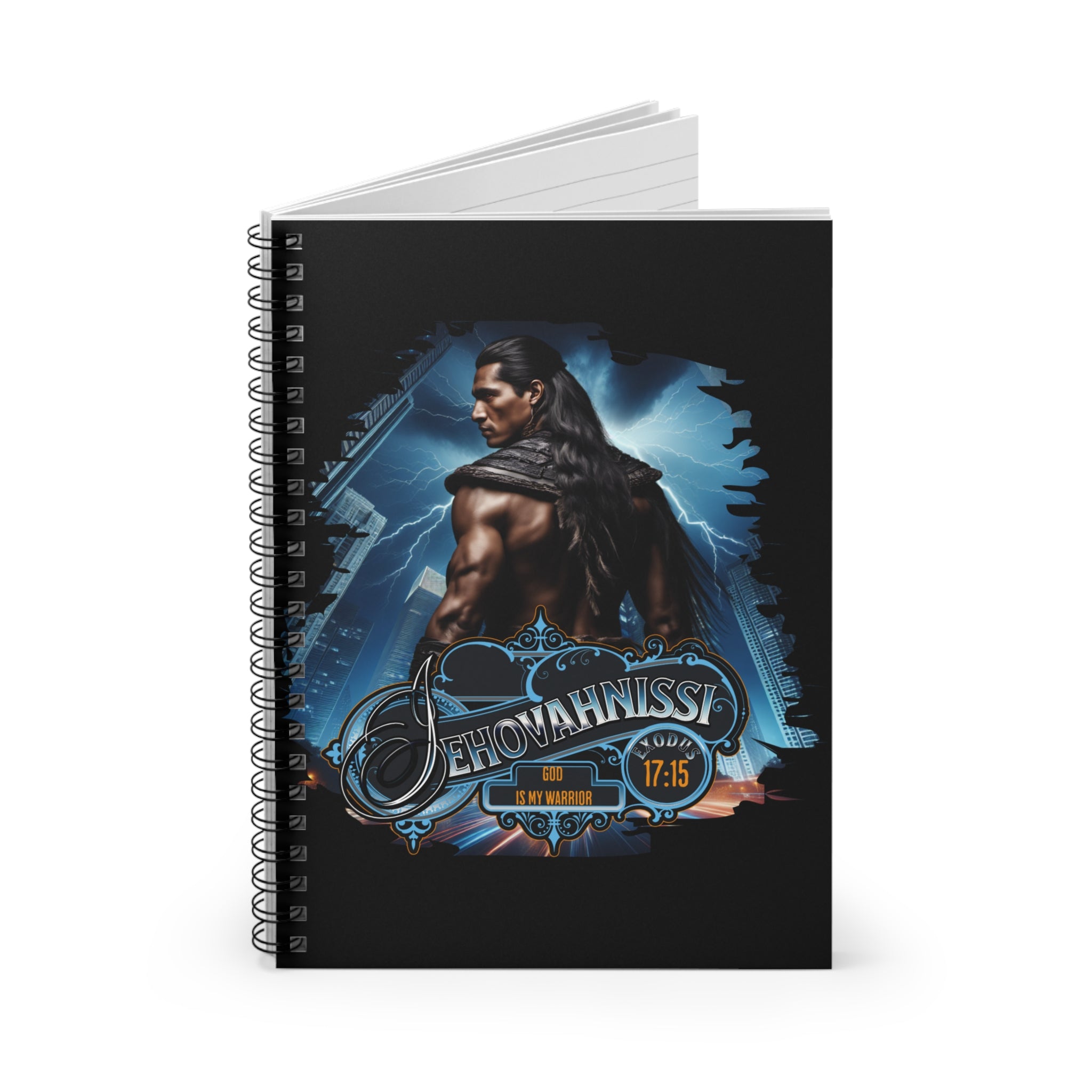 Spiral Notebook Indigenous Warrior Themed